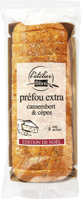 Préfou camembert & cèpes front packaging