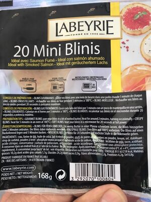20 Mini Blinis