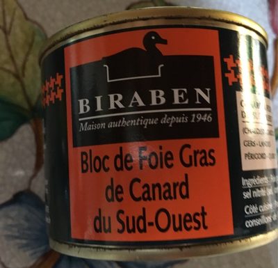 Bloc foie gras du sud ouest front packaging