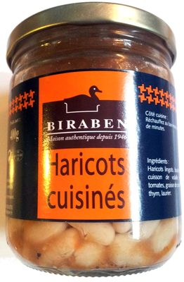 Haricots cuisinés front packaging