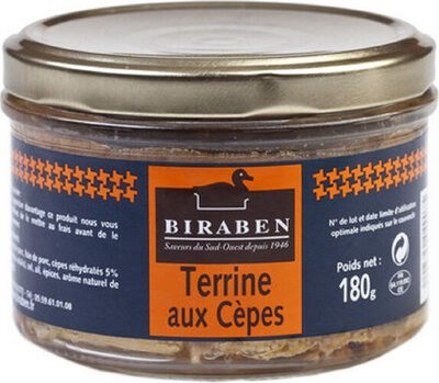 Terrine aux cepes