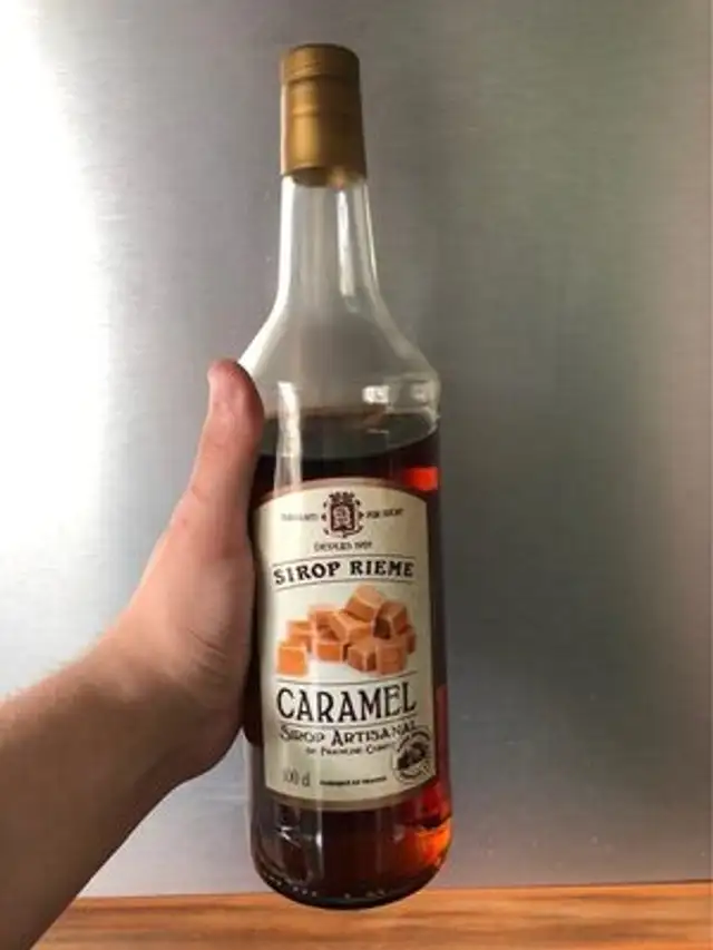 Sirop de caramel RIEME nutrition facts table