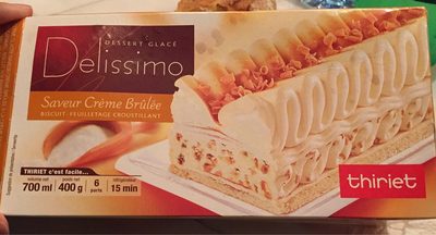 Delissimo saveur crème brûlée
