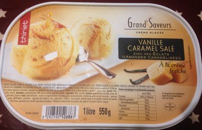 Glace vanille caramel salé