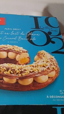 Paris-Brest 1902 chocolat du Ghana, cœur caramel beurre salé front packaging