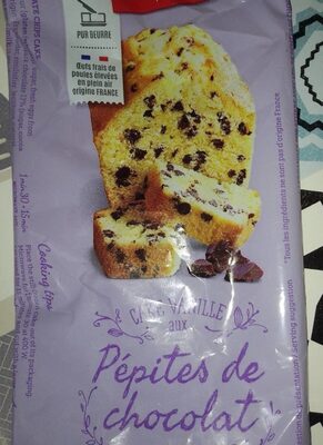 Cake vanille aux pépites de chocolat