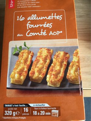 Allumettes fourrees au comte