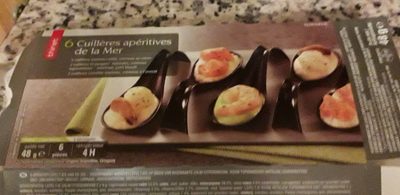 6 cuillères apéritifs de la mer