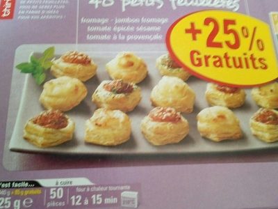 40 petit feuilletés