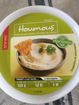 Houmous purée de pois chiches à la crème de sésame