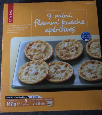 9 mini flamm'kueche aperitives