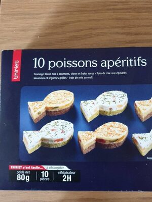 10 poissons apéritif