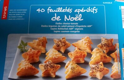 40 feuilletés apéritifs de noel
