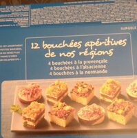 12 bouchées apéritives de nos régions