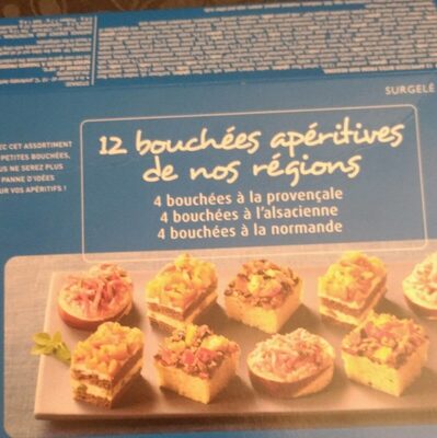 12 bouchées apéritives de nos régions