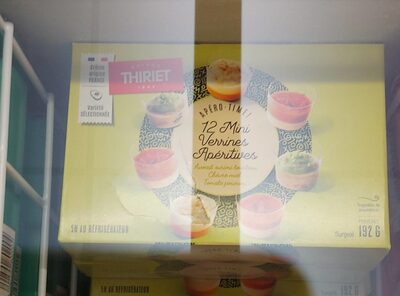 12 mini vérines apéritives