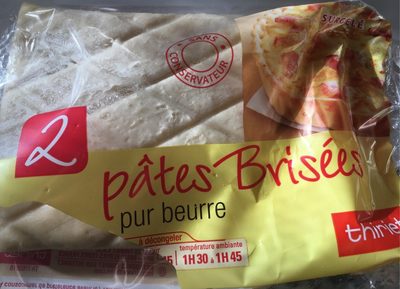 2 Pâtes brisées pur beurre