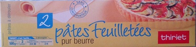 2 Pâtes Feuilletées Pur Beurre
