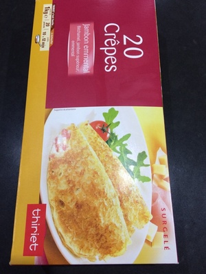 20 Crêpes Jambon Fromage