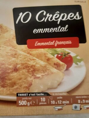 10 crêpes emmental