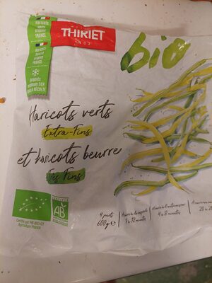 Haricots verts et Haricots beurre front packaging