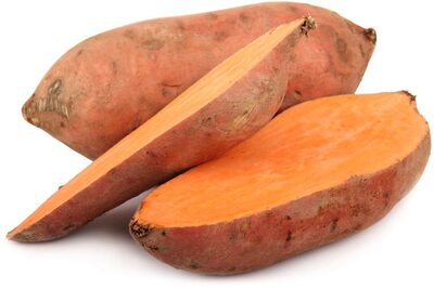 Patates douces en cube