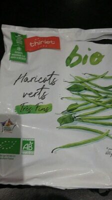 Haricots verts très fins front packaging