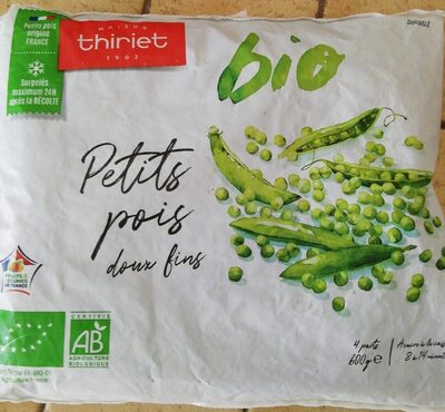 Petit pois nature bio