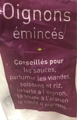 Oignons Emincés 1kg