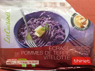 Ecrasé de pommes de terre Vitelotte