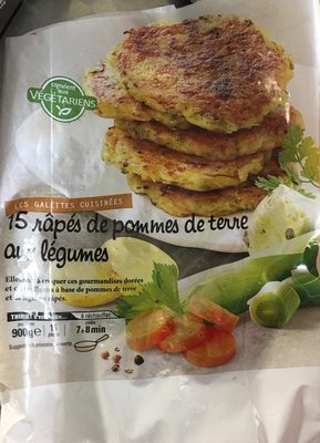 Râpes de pomme de terre au légumes