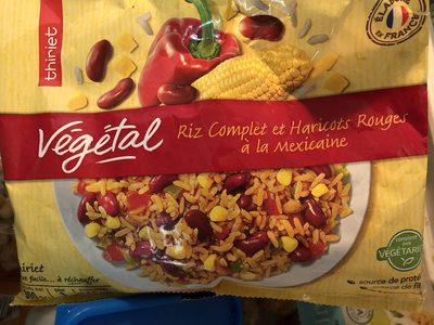 Riz complet et Haricots Rouges à la Mexicaine
