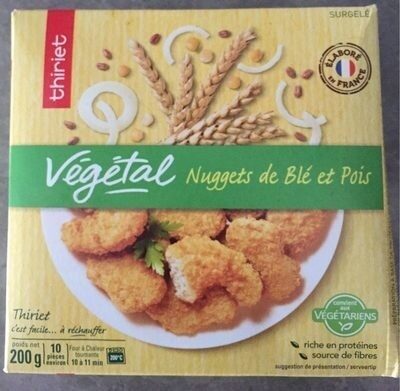 Végétal Nuggets de Blé et Pois