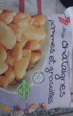 Poêlé châtaigne pommes groseilles