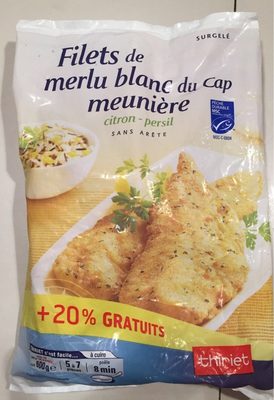 Filets de Merlu Blanc du Cap Meunière Citron-Persil