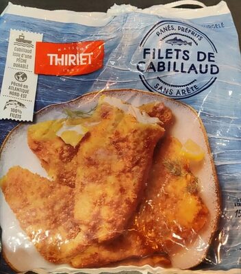 Filet de cabillaud panés