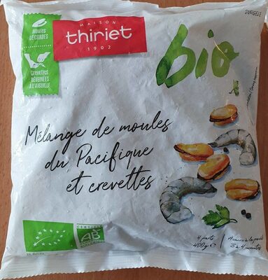 Mélange de moules du Pacifique et crevettes