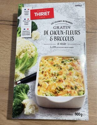 Gratin de choux-fleurs et brocolis