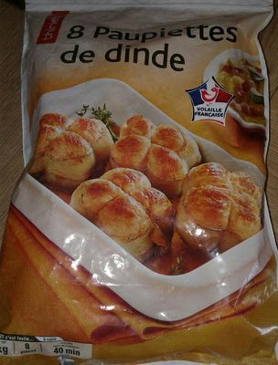 8 paupiettes de dinde front packaging