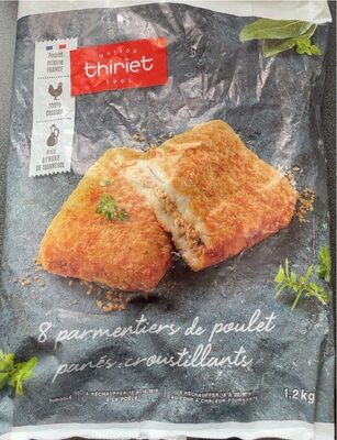 Parmentiers de poulet panés croustillants