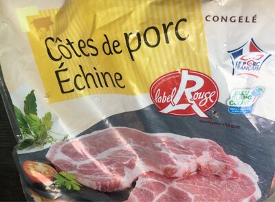 Côtes de porc échine