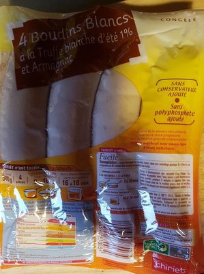 Boudin blanc thirier x 4