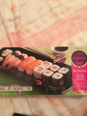 Sushi front packaging