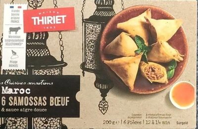 6 samossa bœuf et sauce aigre douce