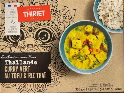 Curry vert au tofu et riz thaï