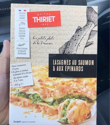 Lasagnes au saumon et aux épinards