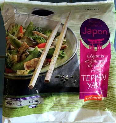 Légumes et émincés de porc façon Teppan Yaki