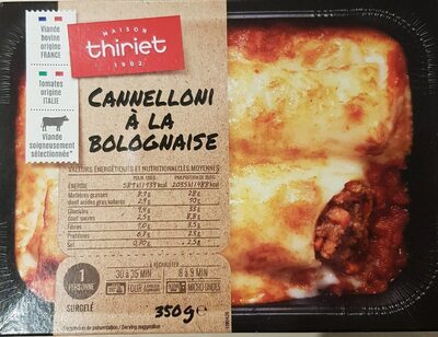 Cannelloni à la bolognaise
