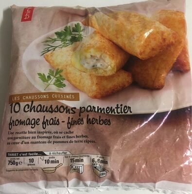 Chaussons Parmentier Fromage Frais Fines Herbes