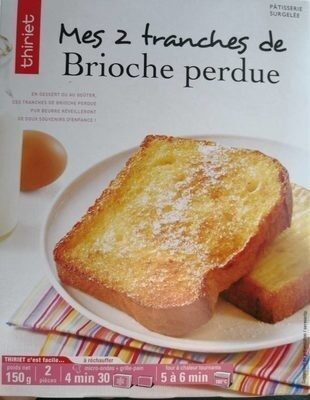 Tranches de brioche perdue
